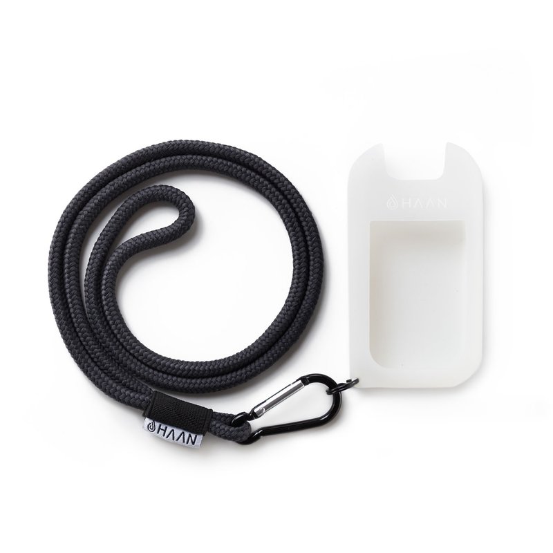 HAAN LANYARD 隨身掛繩組合-黑色 (HNL-WN01) - 證件套/識別證套 - 環保材質 黑色