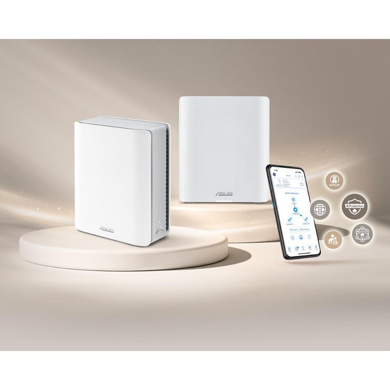 【限時】購華碩ZenWiFi BT8路由器(二入)送英國HDMI線(價值2,650) - 科技小物 - 其他材質 白色
