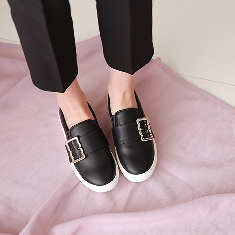 PRE-ORDER-韓國人手製 MACMOC Olym (BLACK) 休閒鞋 - 女款休閒鞋 - 其他材質 