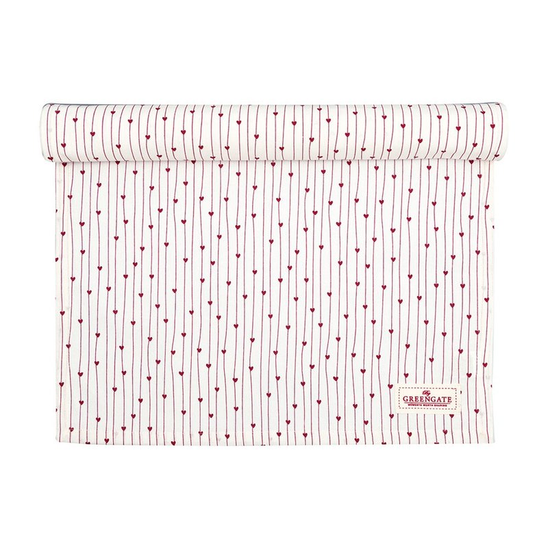 【新品】丹麥GreenGate Grace white 桌旗 - 擺飾/家飾品 - 陶 粉紅色