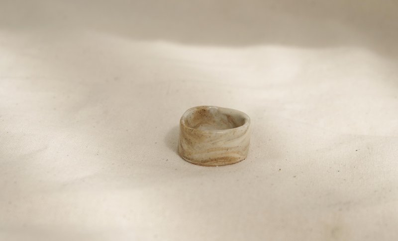 No.10 Creamy Saturn Series No.5-ying work shop - General Rings - Pottery 