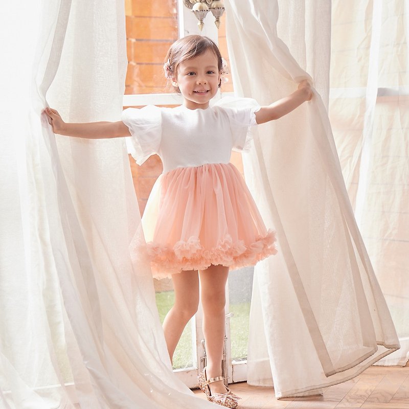Flower girl lace dresses - Kids' Dresses - Polyester Pink