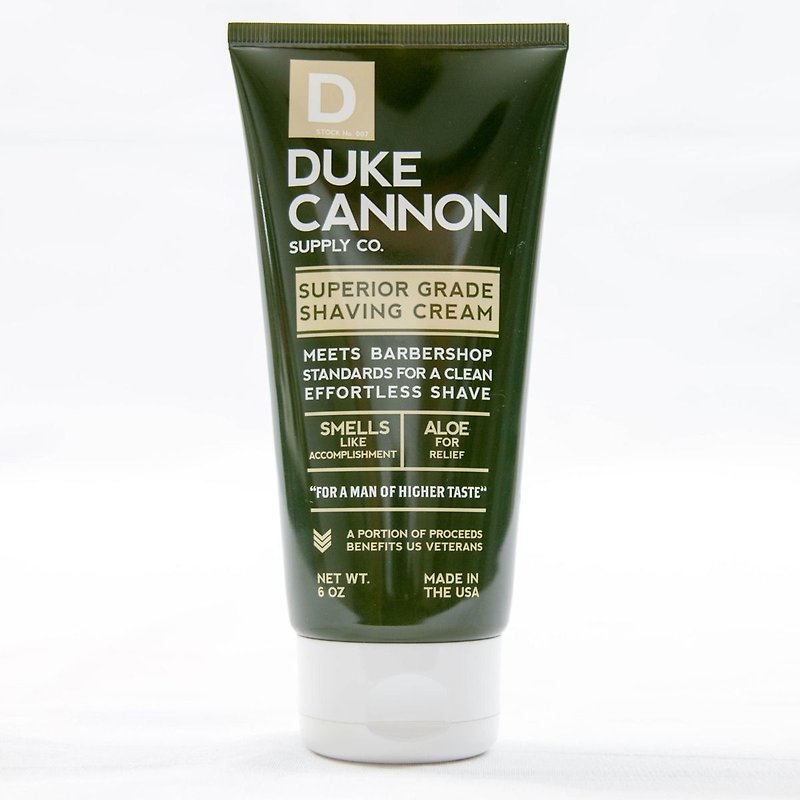 Duke Cannon Reports Chief Shaving Cream - ผลิตภัณฑ์ทำความสะอาดหน้า - พืช/ดอกไม้ สีเขียว