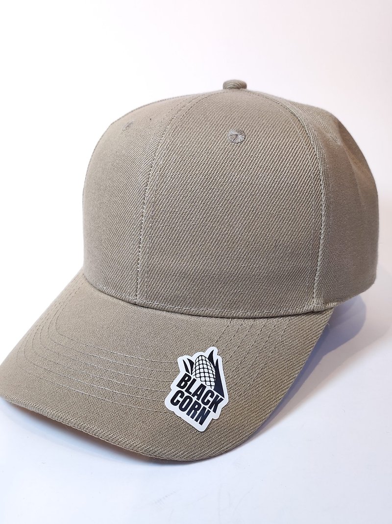 CAPTAIN CURVED ADJUSTABLE CAP 棉質弧形可調節帽 (純色)GP23052 - 帽子 - 棉．麻 卡其色