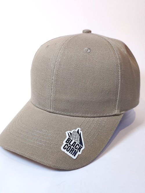 Black-Corn 黑玉米 CAPTAIN CURVED ADJUSTABLE CAP 棉質弧形可調節帽 (純色)GP23052