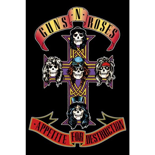 Dope 私貨 【槍與玫瑰】GUNS N ROSES 毀滅慾內頁設計 進口海報