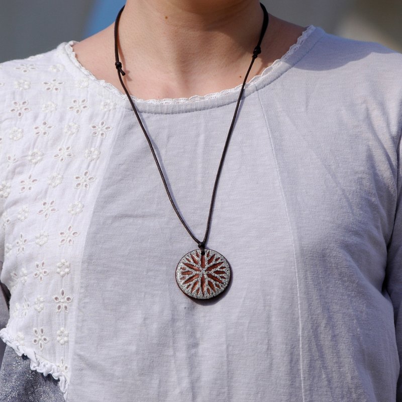 生命樹 項鍊 木頭 木雕刻 - 項鍊 - 木頭 咖啡色