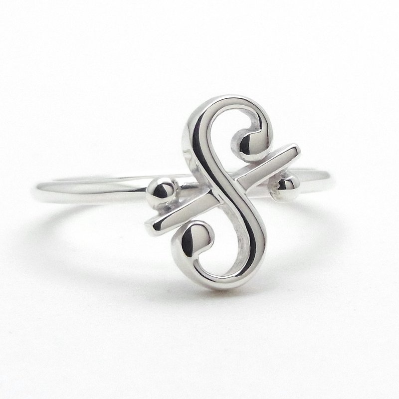 Segno ring - General Rings - Sterling Silver Silver