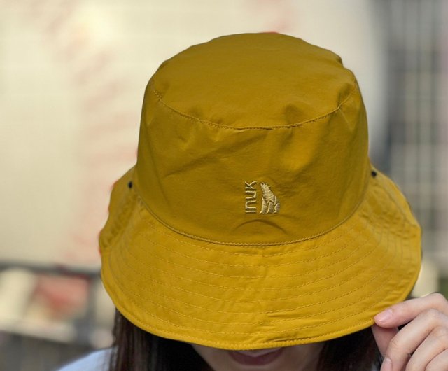 INUK Double Sided Bucket Hat | Yellow Coffee - Shop