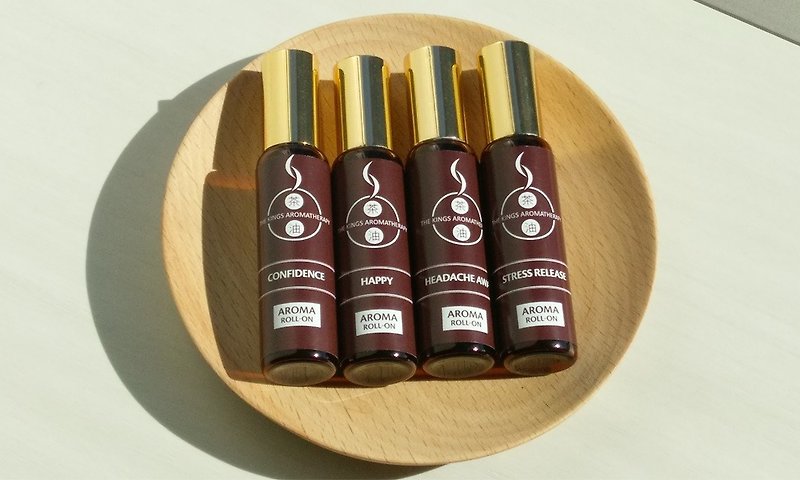 Kings Aromatherapy Essential Oil Roll on (For Her Collection) - น้ำหอม - พืช/ดอกไม้ สีนำ้ตาล