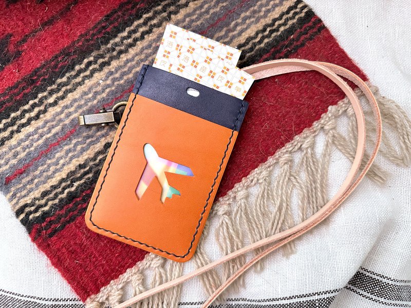 飛機形直身證件套 好好縫 皮革DIY材料包 簡約實用 員工證 八達通 - 皮件/皮革 - 真皮 多色