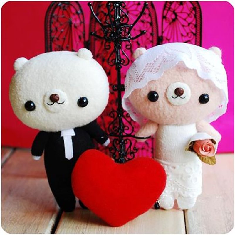 wedding doll. Customized wedding gifts - Stuffed Dolls & Figurines - Other Materials 