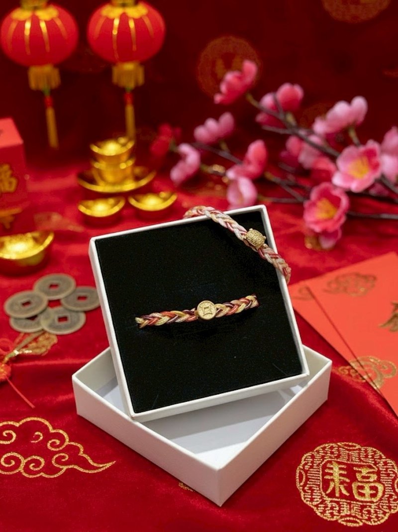 幸運の紐 - ブレスレット・アンクレット - ブレスレット - 防水素材 ホワイト