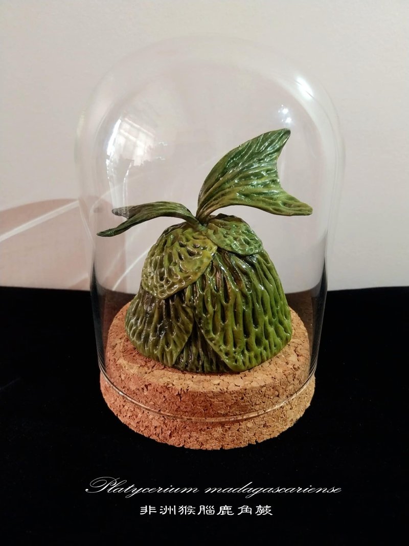 鹿角蕨小雕塑 - 袖珍模型擺飾-A - 擺飾/家飾品 - 其他材質 