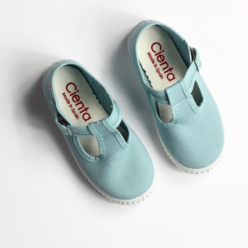 Spanish nationals canvas shoes light blue CIENTA 51000 50 children, child size - Kids' Shoes - Cotton & Hemp Blue