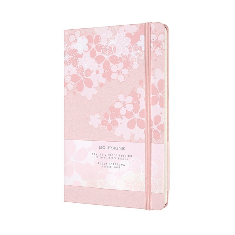 MOLESKINE Sakura Limited Satin Notebook-Pink L Line - Notebooks & Journals - Paper Pink