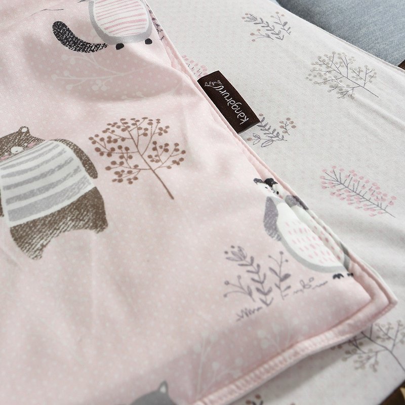 Korea Kangaruru skin-friendly antibacterial anti-baby blanket [Happy Farm] - ผ้าห่ม - ผ้าไหม 