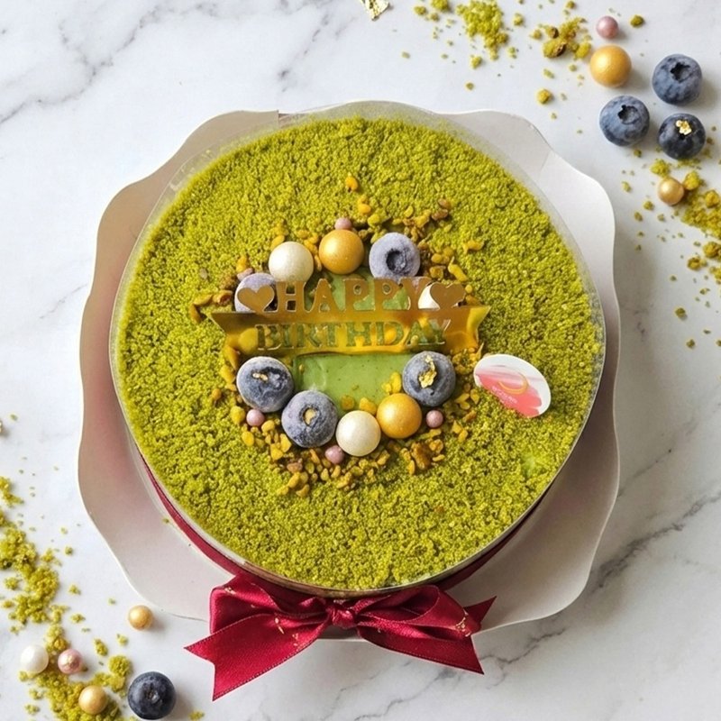 Pistachio Tiramisu (6-inch) Rich pistachio, gentle and not overly sweet, delightfully easy to enjoy. - เค้กและของหวาน - อาหารสด 