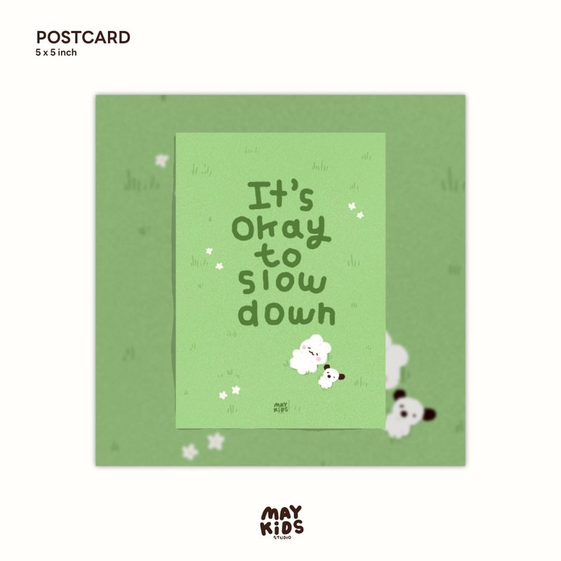Postcard - 卡片/明信片 - 紙 綠色
