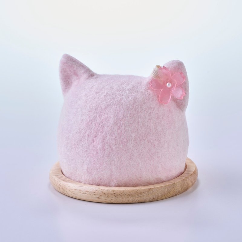 [Pinkoi Exclusive] Sakura Kitten Lantern - Lighting - Wool Pink