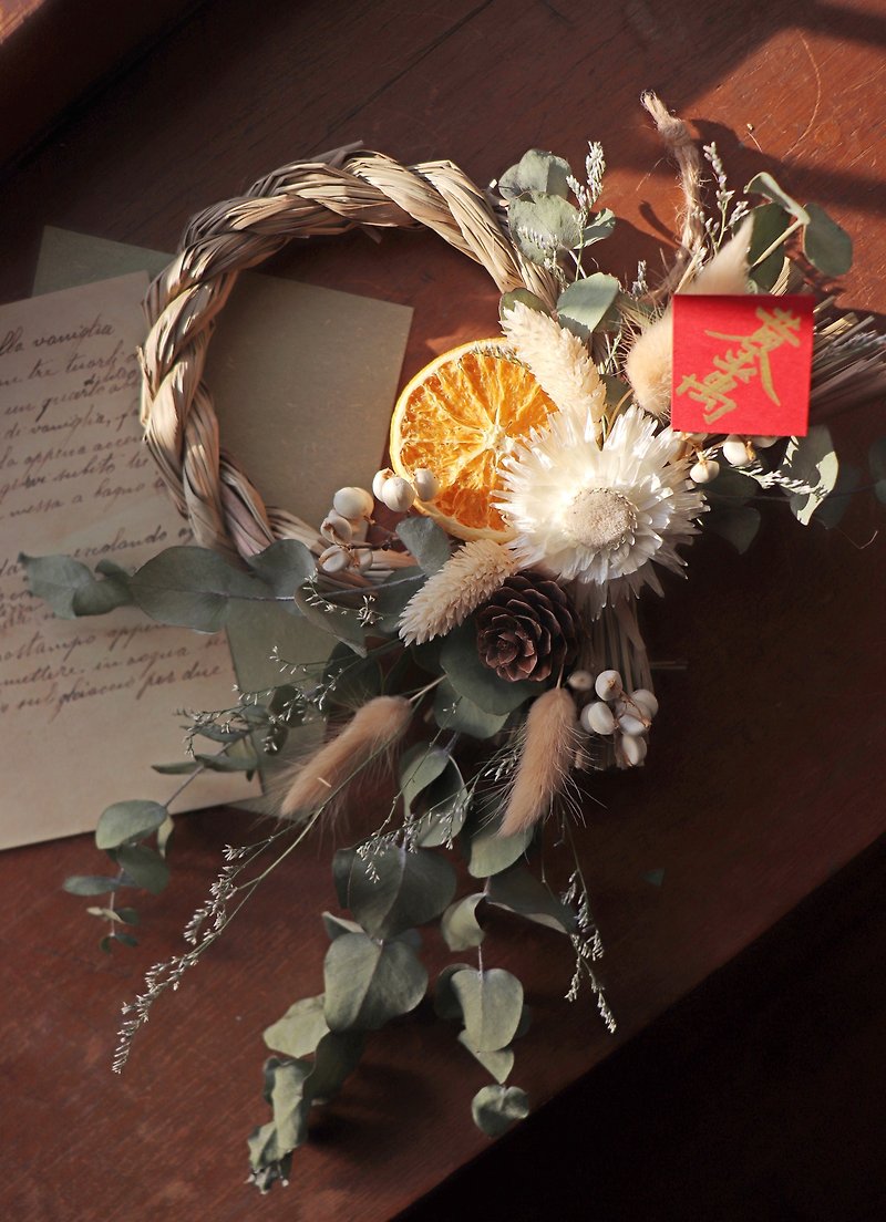 - Japanese-style blessing notes and ropes - Japanese-style dried flower notes and ropes to customize New Year's blessings - Dried Flowers & Bouquets - Plants & Flowers Multicolor