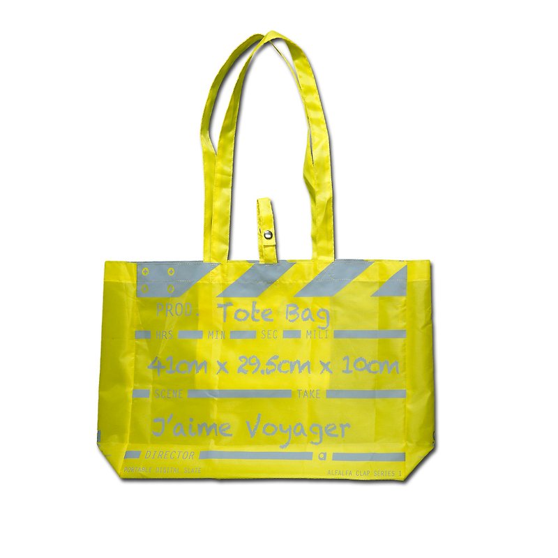Director Clap Tote Bag - Yellow (Polyester) - กระเป๋าแมสเซนเจอร์ - เส้นใยสังเคราะห์ สีเหลือง
