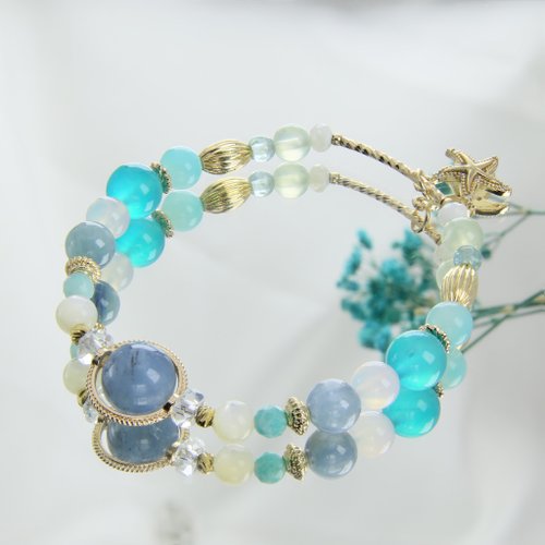 星河耀眼 ShiningStar | 天然石飾品 湛藍海岸 | 海藍寶 | 情人節禮物 女生禮物 母親節禮物