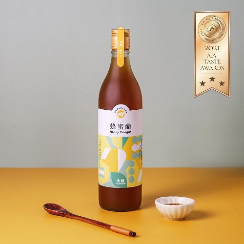 永禎 【永禎】蜂蜜醋600ml / 健康果醋/ 2年釀造/ 天然發酵