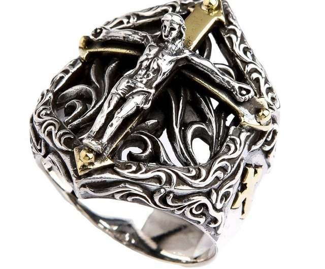 925悪魔モチーフのヴィンテージリング～バイカーストリートスタイル Amazon | [LINSION] 925スターリングシルバー セクシー 悪魔 お