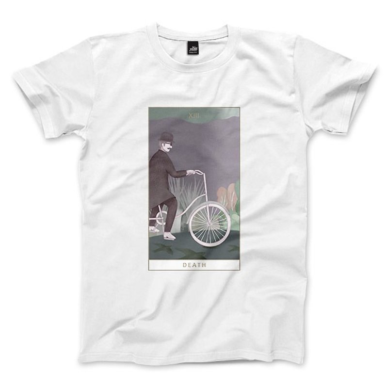 XIII | Death-White-Unisex T-shirt - เสื้อยืดผู้ชาย - ผ้าฝ้าย/ผ้าลินิน 
