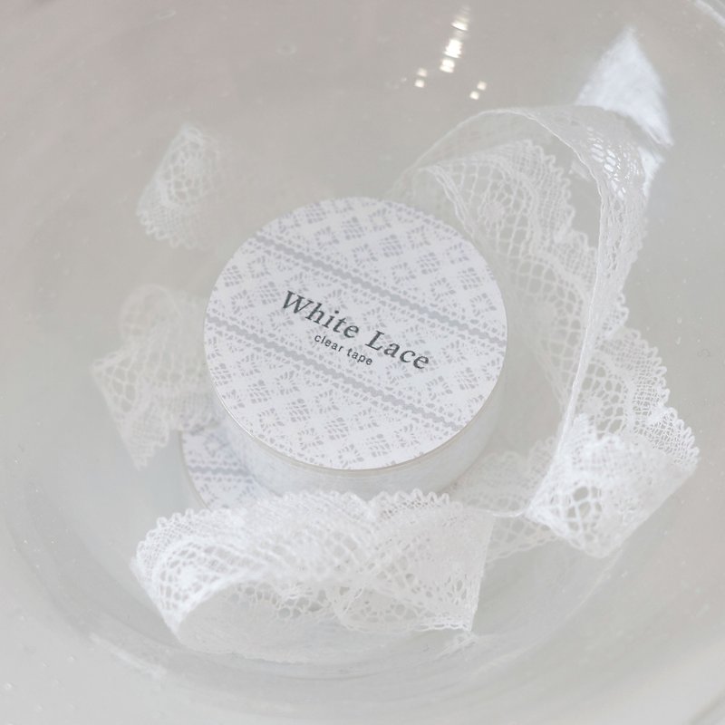 White Lace Clear Tape | 1 - Washi Tape - Other Materials Transparent