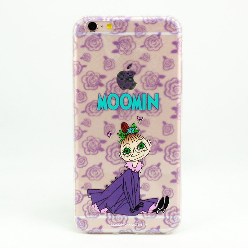 Moomin Moomin genuine authority -TPU phone case: [Mabel] "iPhone / Samsung / HTC / ASUS / Sony / LG / millet" - เคส/ซองมือถือ - ซิลิคอน สีม่วง