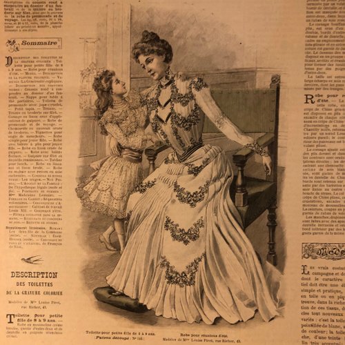 フランスの100年の歴史を持つファッション誌La Mode Illustréeの