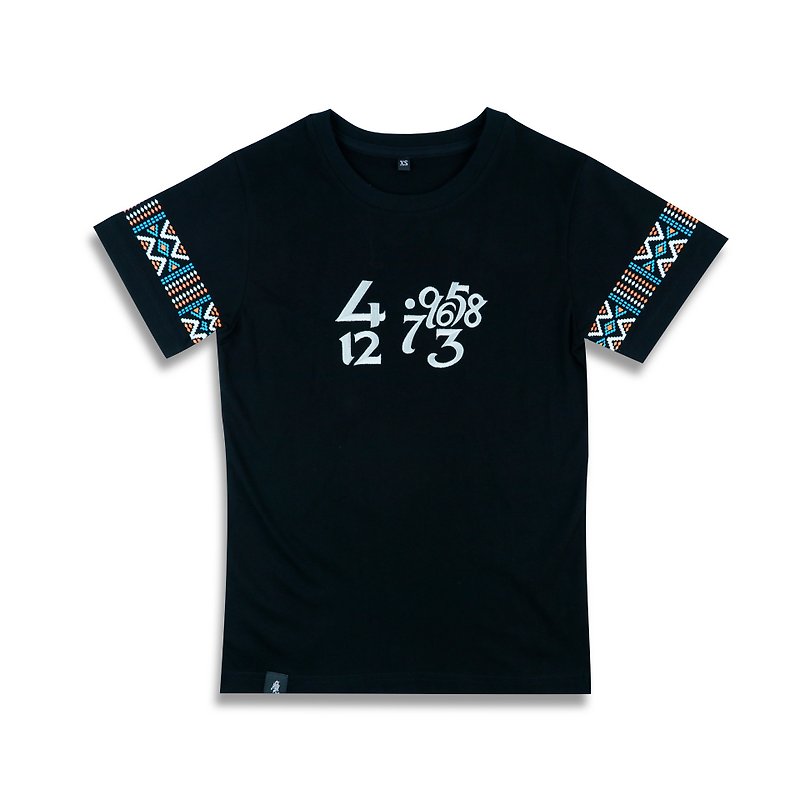 Digital Taiwan Retro T-Black - เสื้อฮู้ด - ผ้าฝ้าย/ผ้าลินิน สีดำ