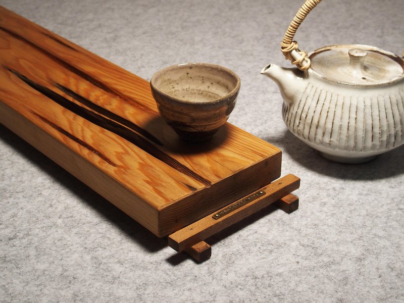 風化檜木植盤 WEATHERED WOOD -岩選3號 - 盆栽/植栽 - 木頭 咖啡色