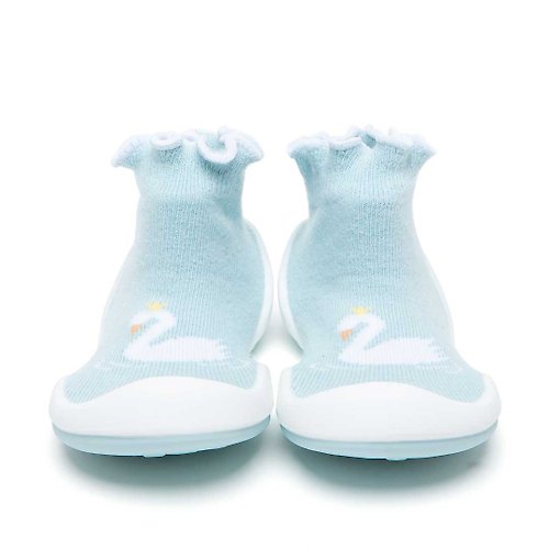 Babytone 韓國Komuello襪子學步鞋-Swan Lake