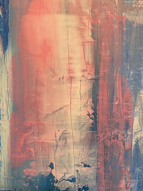 夕日の残光—抽象絵画/家の装飾/吊り下げ絵画 - ショップ nztxi