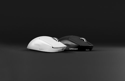 羅技 Logitech 官方旗艦館 羅技 Logitech G Pro X Superlight 無線輕量化電競滑鼠 (黑/白)
