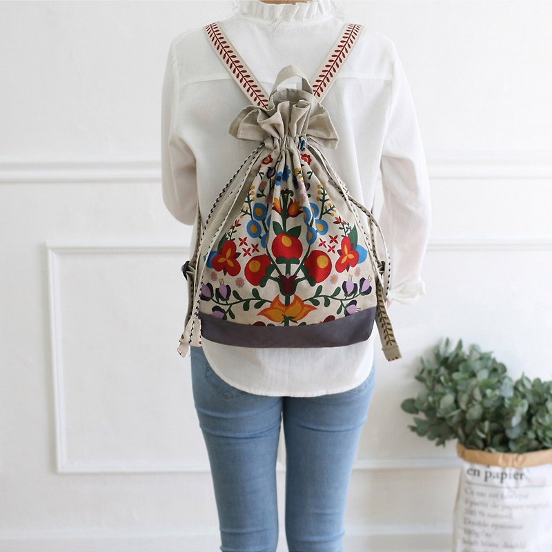 handmade womens backpacks cute bags  - Backpacks - Other Materials Multicolor