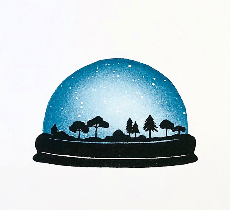 Starry sky dome stamp set - Stamps & Stamp Pads - Other Materials 
