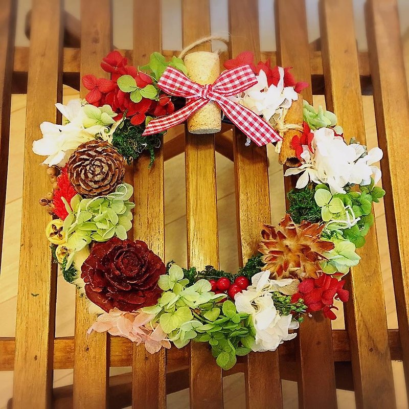 Flower daily merry christmas without flower wreath - Items for Display - Plants & Flowers Red