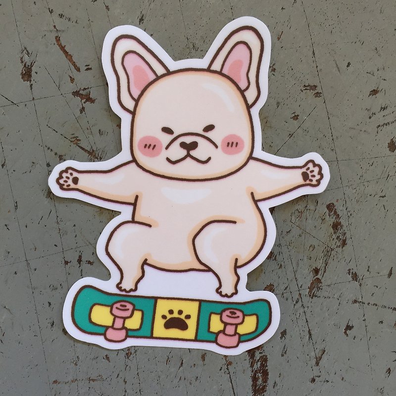 Fadou skateboard small waterproof sticker SS0118 - Stickers - Waterproof Material 
