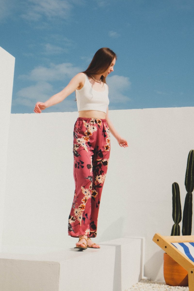 Bayday | SATURDAY PANTS VOL.1 | Midnight Bloom - 男長褲/休閒褲 - 其他材質 