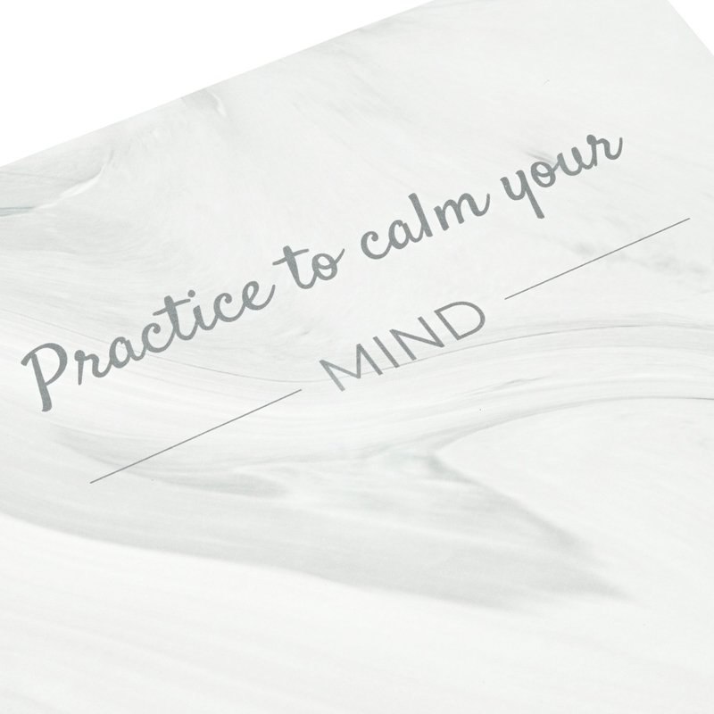 Mind Yoga Mat - เสื่อโยคะ - ยาง สีเทา