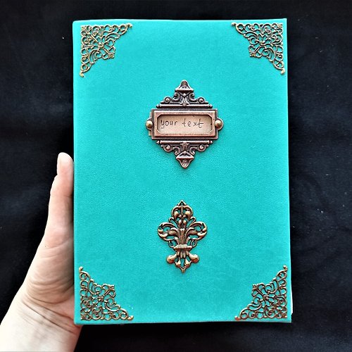 junkjournals Old book witchcraft Custom book of shadow with spells full Green witch text book
