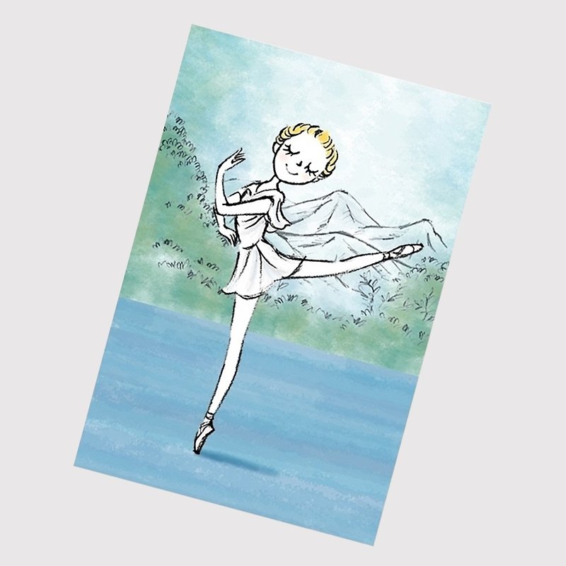 Yizhike Ballet |ドン・キホーテエロスキューピッドバレエポストカード - カード・はがき - 紙 多色