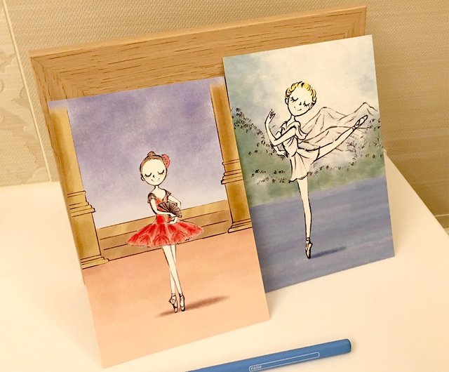 Yizhike Ballet ドン キホーテエロスキューピッドバレエポストカード ショップ Itscorbeille Ballet カード はがき Pinkoi