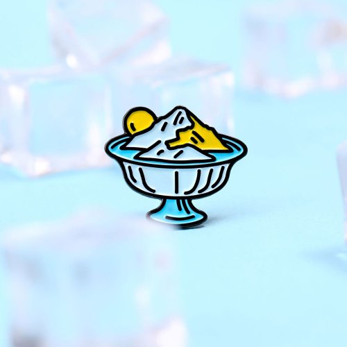 來好 LAI HAO 臺灣好食徽章/胸章 玉山冰菓 臺灣紀念品/禮物