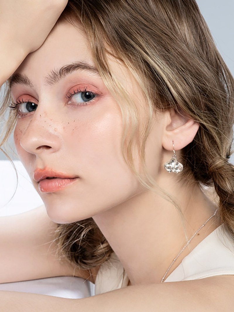 925スターリングシルバー｜オーキッドドリームイヤリング SLOe03 - ピアス・イヤリング - スターリングシルバー 