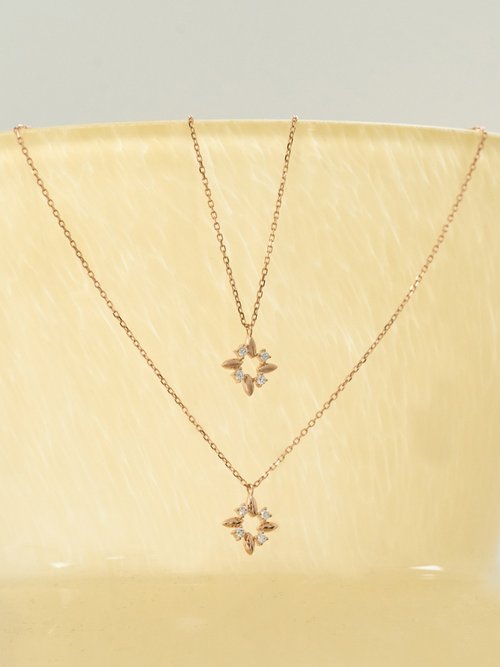 CHUREÈ JEWELRY | ETHEREAL繁花項鍊 | 18K金 鑽石輕珠寶